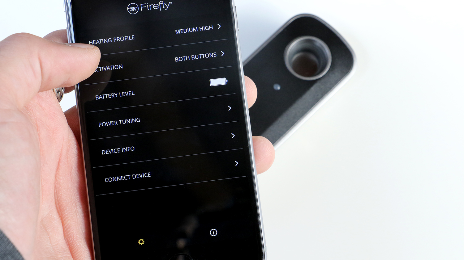Firefly 2 app settings reviewed by Vape Pen Pro
